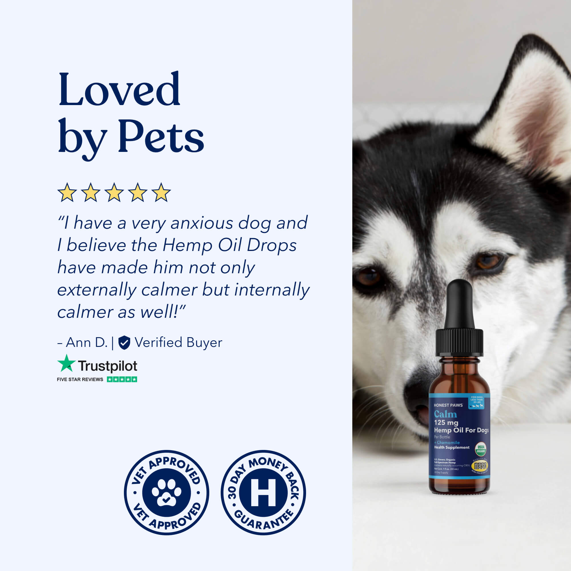 Calm Hemp Oil for Dogs
