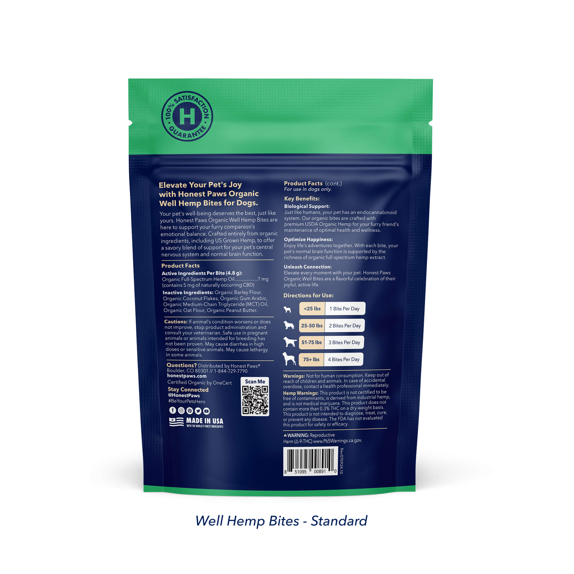 Well Hemp Bites for Dogs