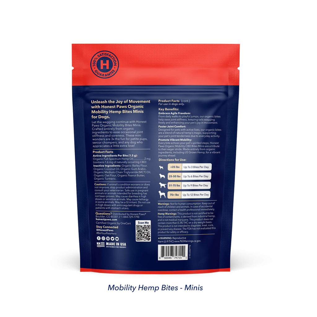 Mobility Hemp Bites for Dogs