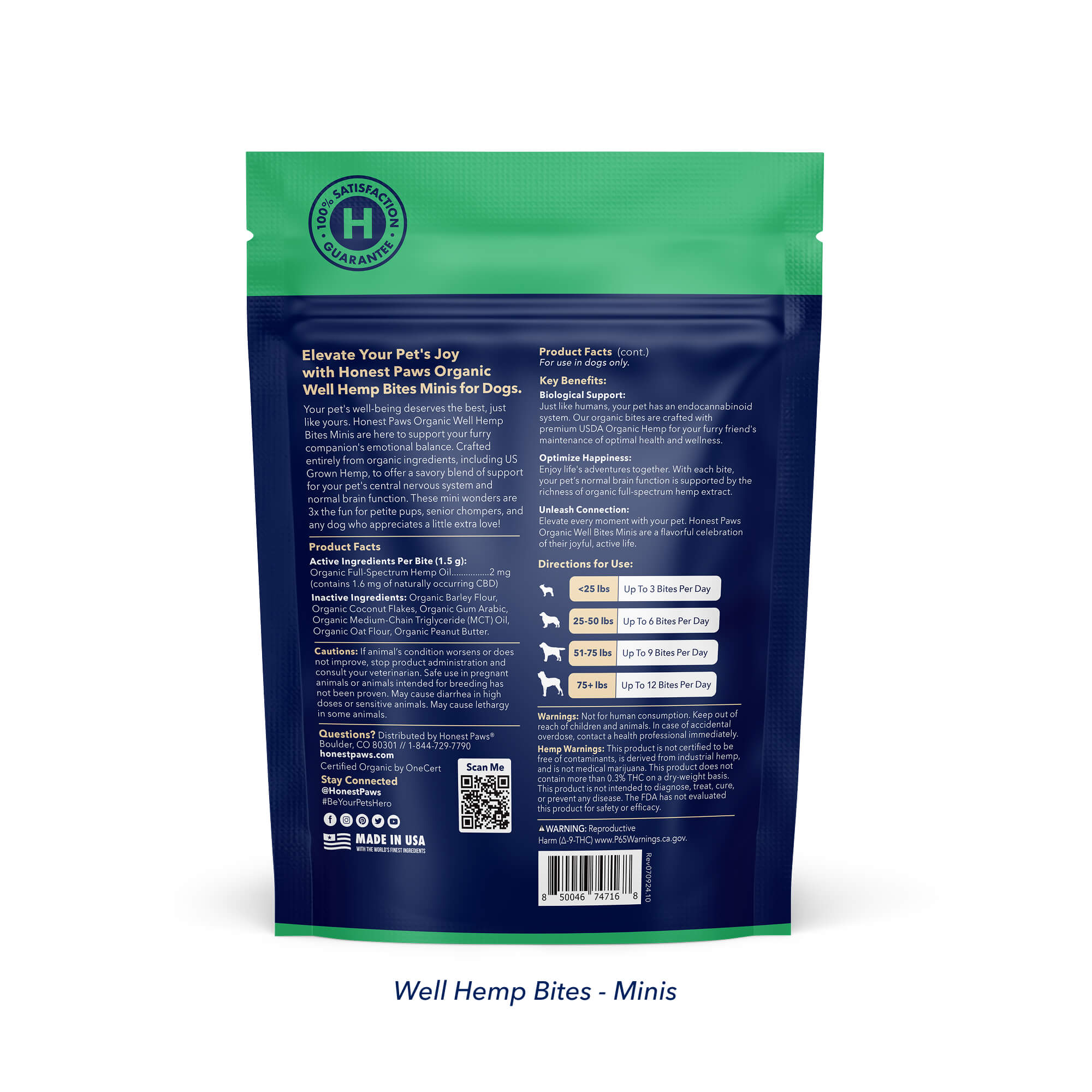 Well Hemp Bites for Dogs